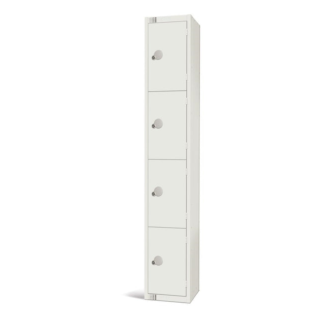 GR312-CL Elite Four Door Manual Combination Locker Locker White JD Catering Equipment Solutions Ltd