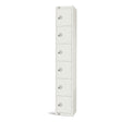 GR314-EL Elite Six Door Electronic Combination Locker White JD Catering Equipment Solutions Ltd