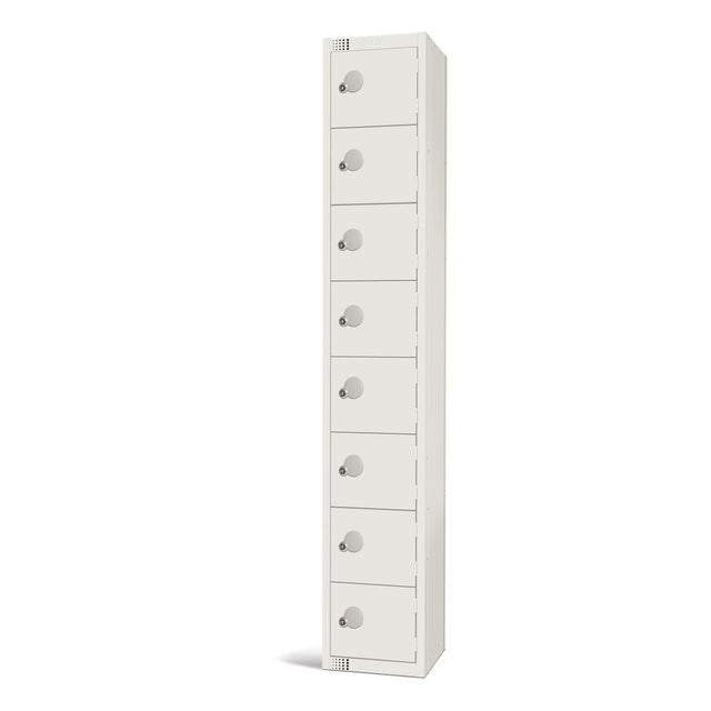 GR315-EL Elite Eight Door Electronic Combination Locker White JD Catering Equipment Solutions Ltd