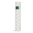 GR315-P Elite Eight Door Padlock Locker White JD Catering Equipment Solutions Ltd