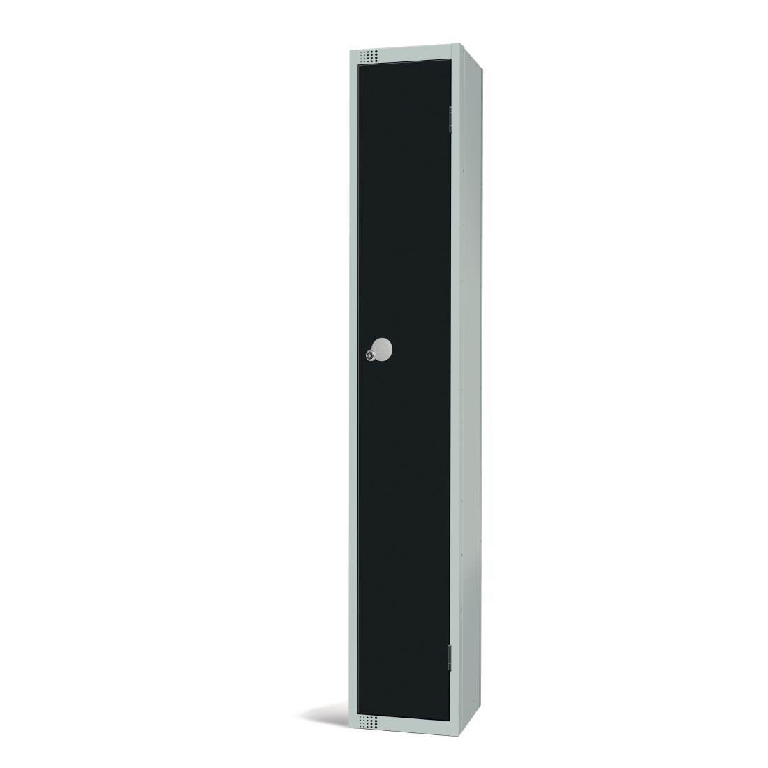 GR670-EL Elite Single Door Electronic Combination Locker Black JD Catering Equipment Solutions Ltd