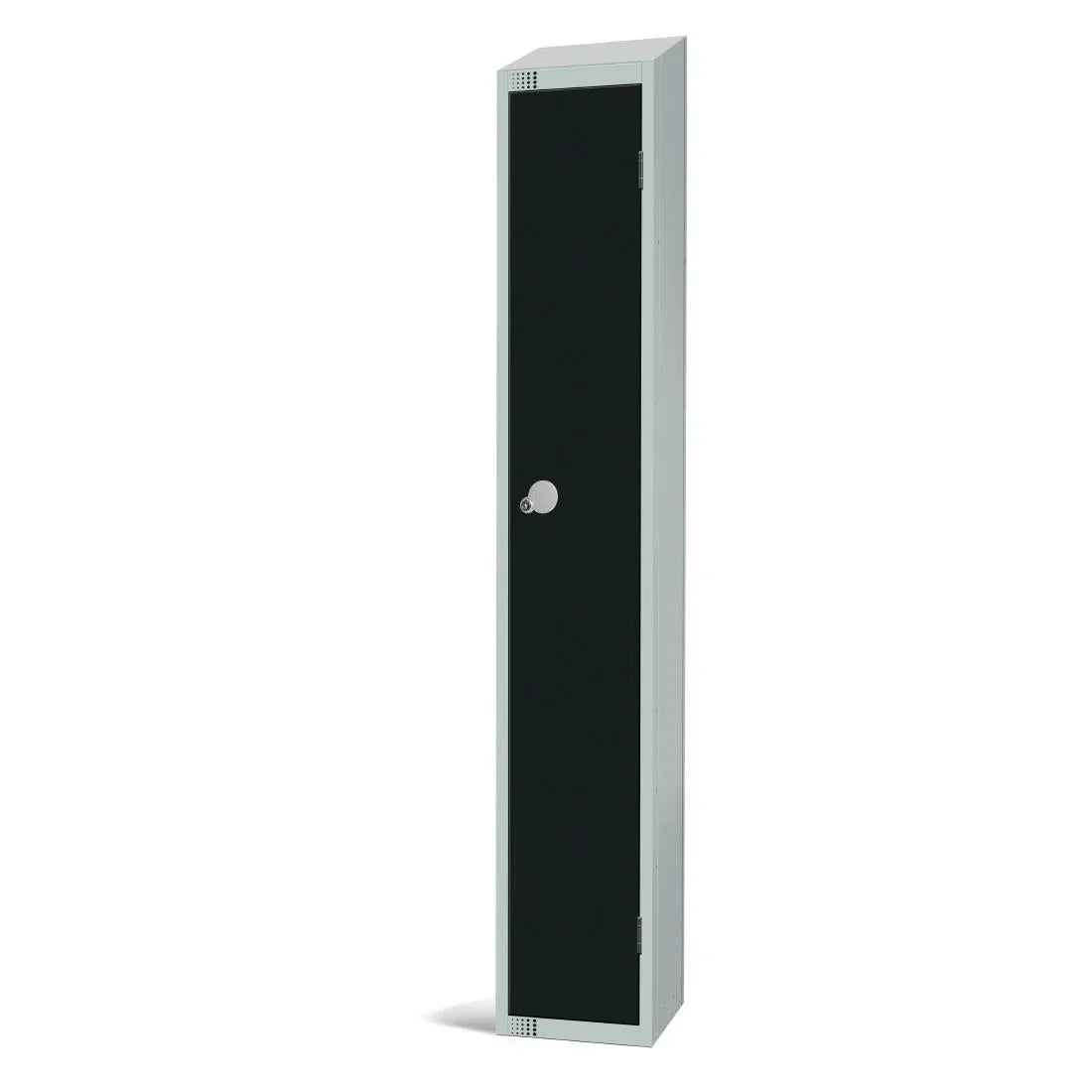 GR670-ELS Elite Single Door Electronic Combination Locker with sloping top Black - JD Catering Equipment Solutions Ltd