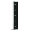 GR674-CN Elite Five Door Coin Return Locker Black JD Catering Equipment Solutions Ltd