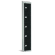GR674-EL Elite Five Door Electronic Combination Locker Black JD Catering Equipment Solutions Ltd