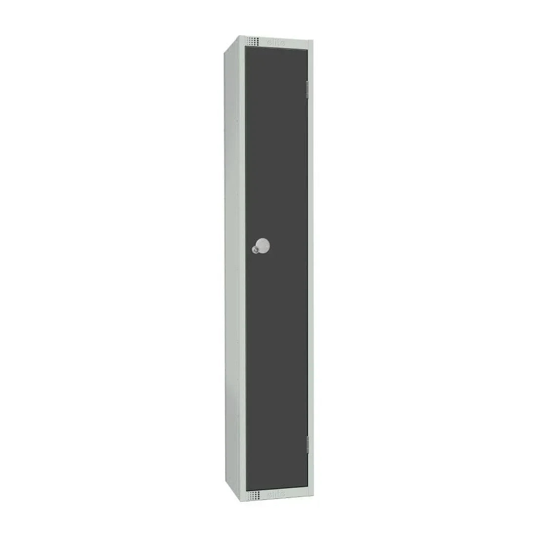 GR677-CL Elite Single Door Manual Combination Locker Locker Graphite Grey - JD Catering Equipment Solutions Ltd