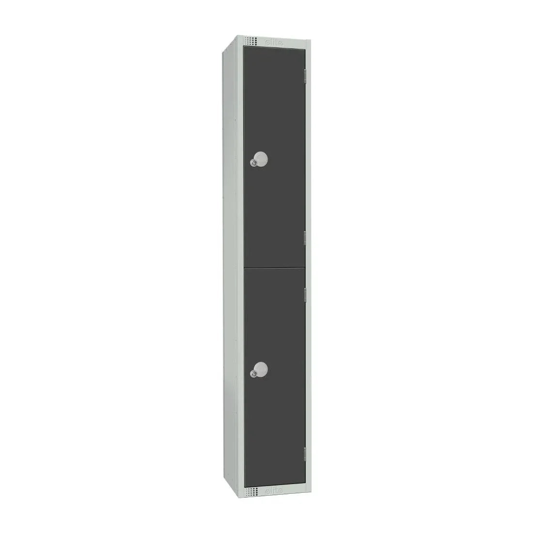 GR678-CLS Elite Double Door Manual Combination Locker Locker Graphite Grey - JD Catering Equipment Solutions Ltd
