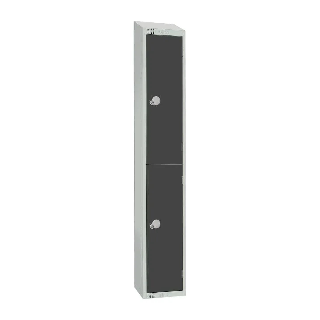 GR678-CN Elite Double Door Coin Return Locker Graphite Grey - JD Catering Equipment Solutions Ltd