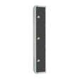 GR679-CN Elite Three Door Coin Return Locker Graphite Grey JD Catering Equipment Solutions Ltd