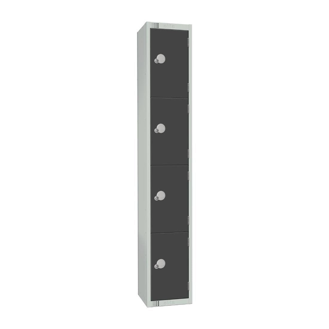 GR680-CL Elite Four Door Manual Combination Locker Locker Graphite Grey JD Catering Equipment Solutions Ltd