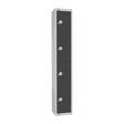 GR680-CN Elite Four Door Coin Return Locker Graphite Grey JD Catering Equipment Solutions Ltd