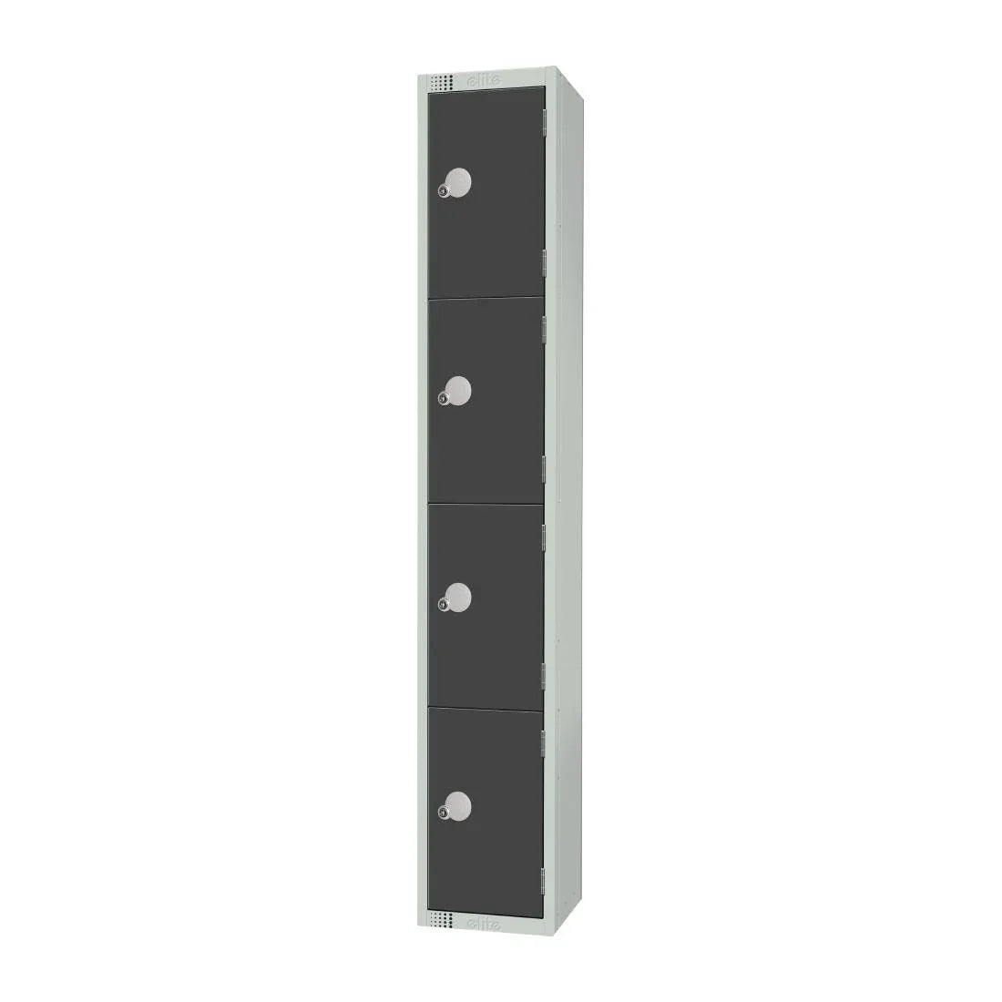 GR680-EL Elite Four Door Electronic Combination Locker Graphite Grey - JD Catering Equipment Solutions Ltd