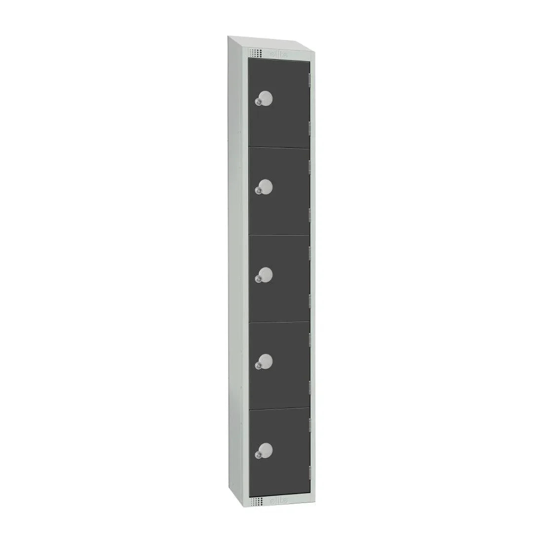 GR681-CLS Elite Five Door Manual Combination Locker Locker Graphite Grey - JD Catering Equipment Solutions Ltd