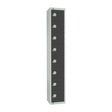 GR683-C Elite Eight Door Camlock Locker Graphite Grey JD Catering Equipment Solutions Ltd