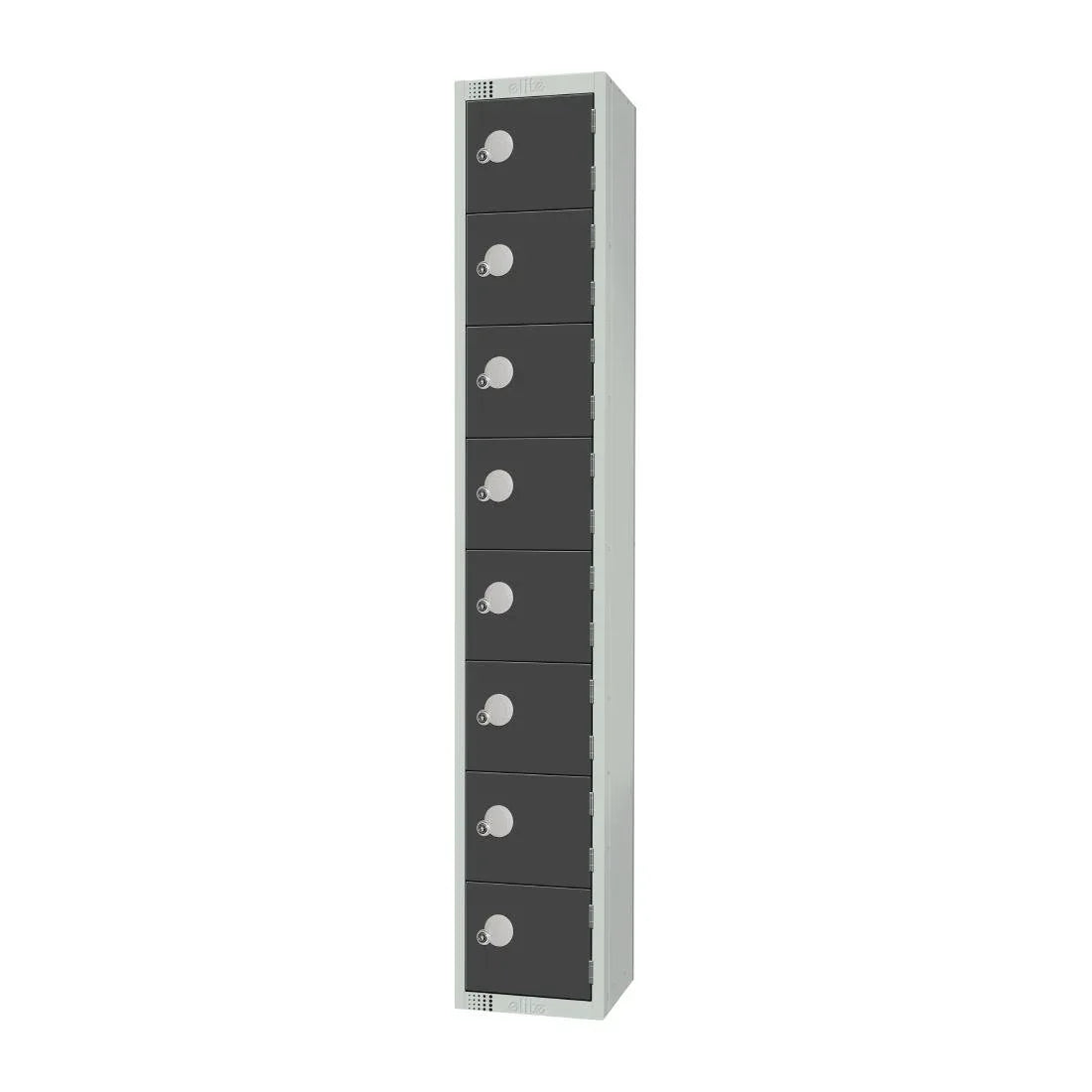 GR683-CL Elite Eight Door Manual Combination Locker Locker Graphite Grey - JD Catering Equipment Solutions Ltd