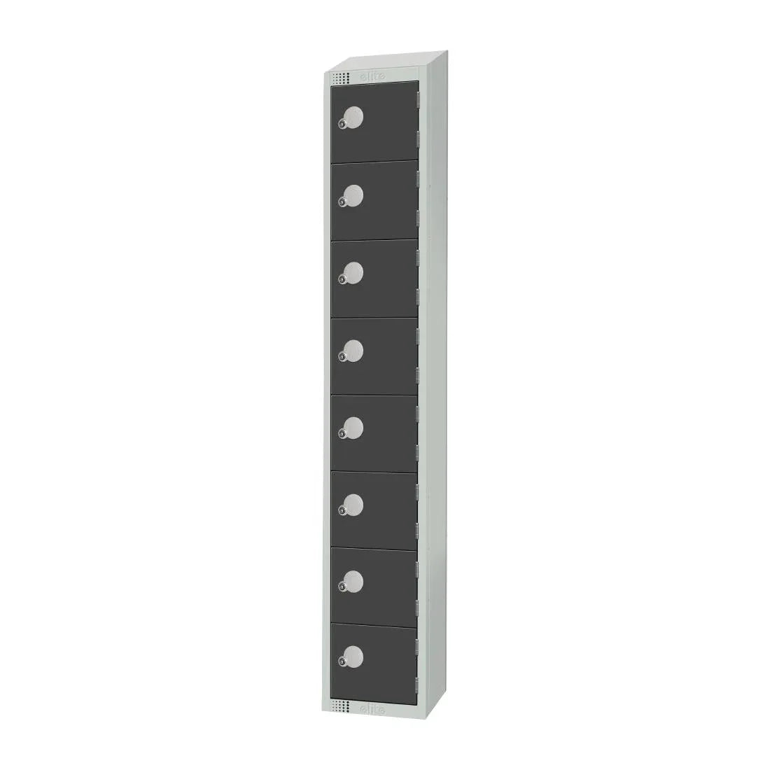GR683-CLS Elite Eight Door Manual Combination Locker Locker Graphite Grey - JD Catering Equipment Solutions Ltd