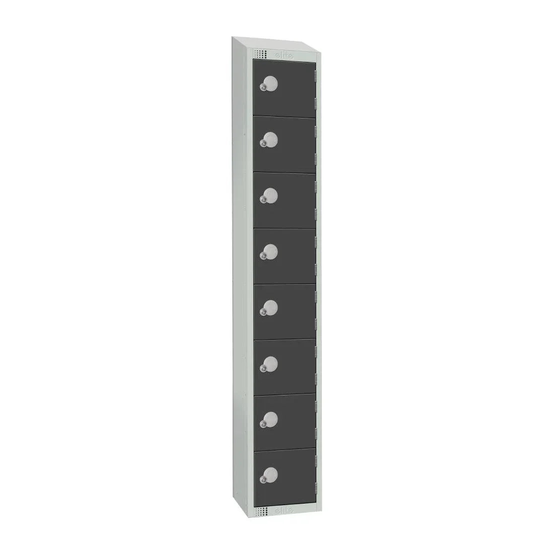 GR683-ELS Elite Eight Door Electronic Combination Locker with Sloping Top Graphite Grey - JD Catering Equipment Solutions Ltd