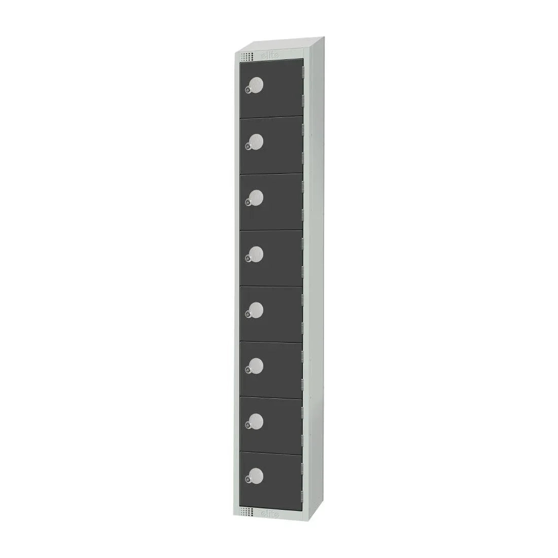 GR683-ELS Elite Eight Door Electronic Combination Locker with Sloping Top Graphite Grey - JD Catering Equipment Solutions Ltd