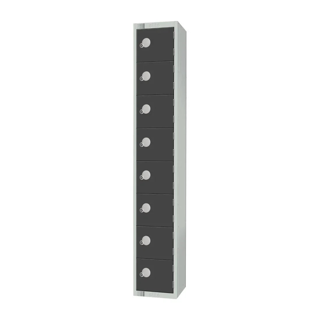 GR683-P Elite Eight Door Padlock Locker Graphite Grey - JD Catering Equipment Solutions Ltd
