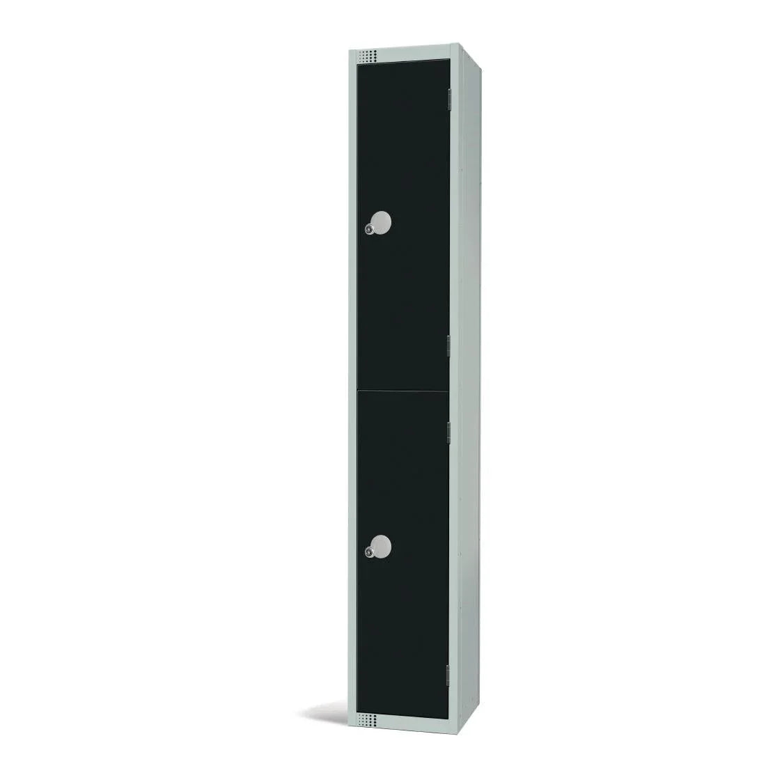 GR685-CL Elite Double Door Manual Combination Locker Locker Black - JD Catering Equipment Solutions Ltd