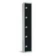 GR688-CL Elite Five Door Manual Combination Locker Locker Black JD Catering Equipment Solutions Ltd