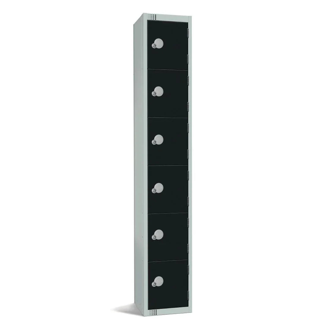 GR689-EL Elite Six Door Electronic Combination Locker Black - JD Catering Equipment Solutions Ltd