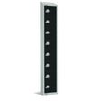 GR690-CLS Elite Eight Door Manual Combination Locker Locker Black with sloping top JD Catering Equipment Solutions Ltd