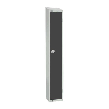 GR691-CL Elite Single Door Manual Combination Locker Locker Graphite Grey JD Catering Equipment Solutions Ltd