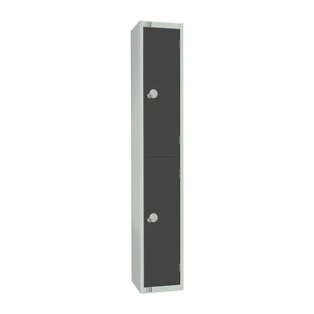 GR692-CL Elite Double Door Manual Combination Locker Locker Graphite Grey JD Catering Equipment Solutions Ltd