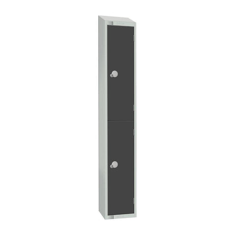GR692-CLS Elite Double Door Manual Combination Locker Locker Graphite Grey JD Catering Equipment Solutions Ltd