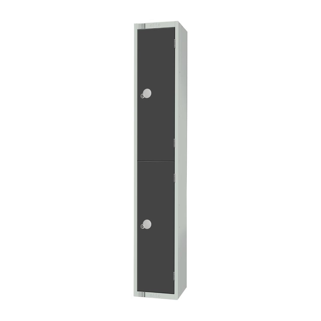 GR692-P Elite Double Door Padlock Locker Graphite Grey JD Catering Equipment Solutions Ltd