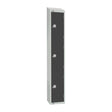 GR693-CLS Elite Three Door Manual Combination Locker Locker Graphite Grey JD Catering Equipment Solutions Ltd