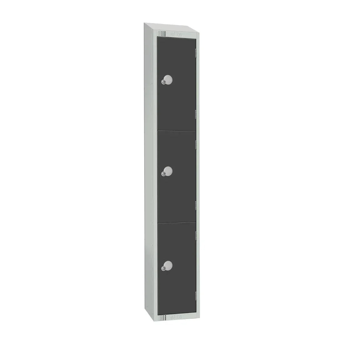 GR693-CLS Elite Three Door Manual Combination Locker Locker Graphite Grey - JD Catering Equipment Solutions Ltd