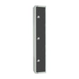 GR693-CN Elite Three Door Coin Return Locker Graphite Grey JD Catering Equipment Solutions Ltd