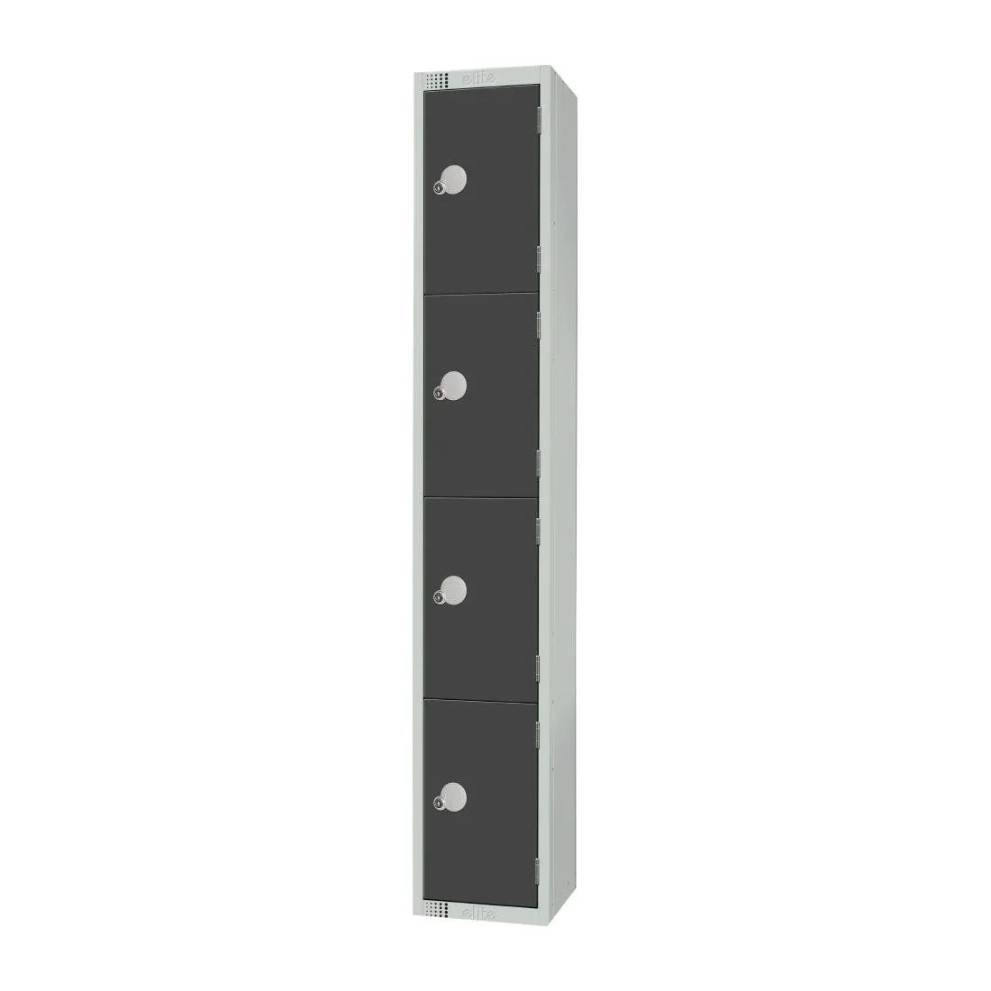 GR694-EL Elite Four Door Electronic Combination Locker Graphite Grey - JD Catering Equipment Solutions Ltd