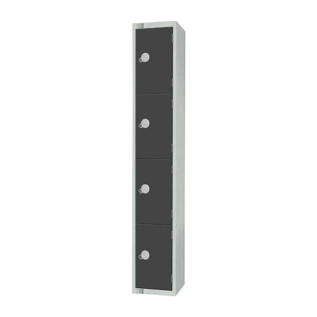 GR694-P Elite Four Door Padlock Locker Graphite Grey - JD Catering Equipment Solutions Ltd