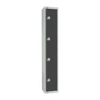 GR694-P Elite Four Door Padlock Locker Graphite Grey JD Catering Equipment Solutions Ltd