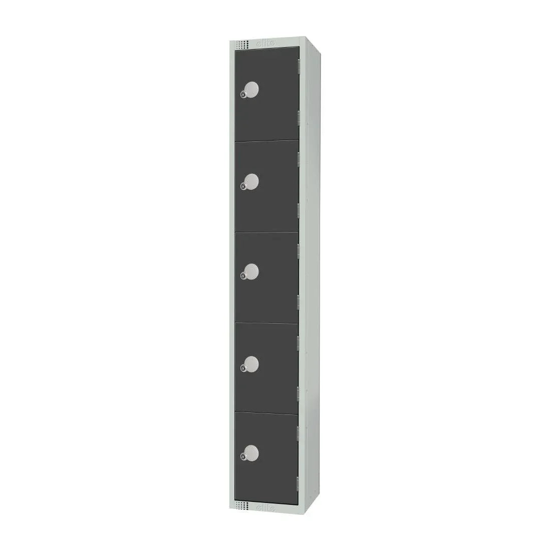 GR695-CLS Elite Five Door Manual Combination Locker Locker Graphite Grey - JD Catering Equipment Solutions Ltd
