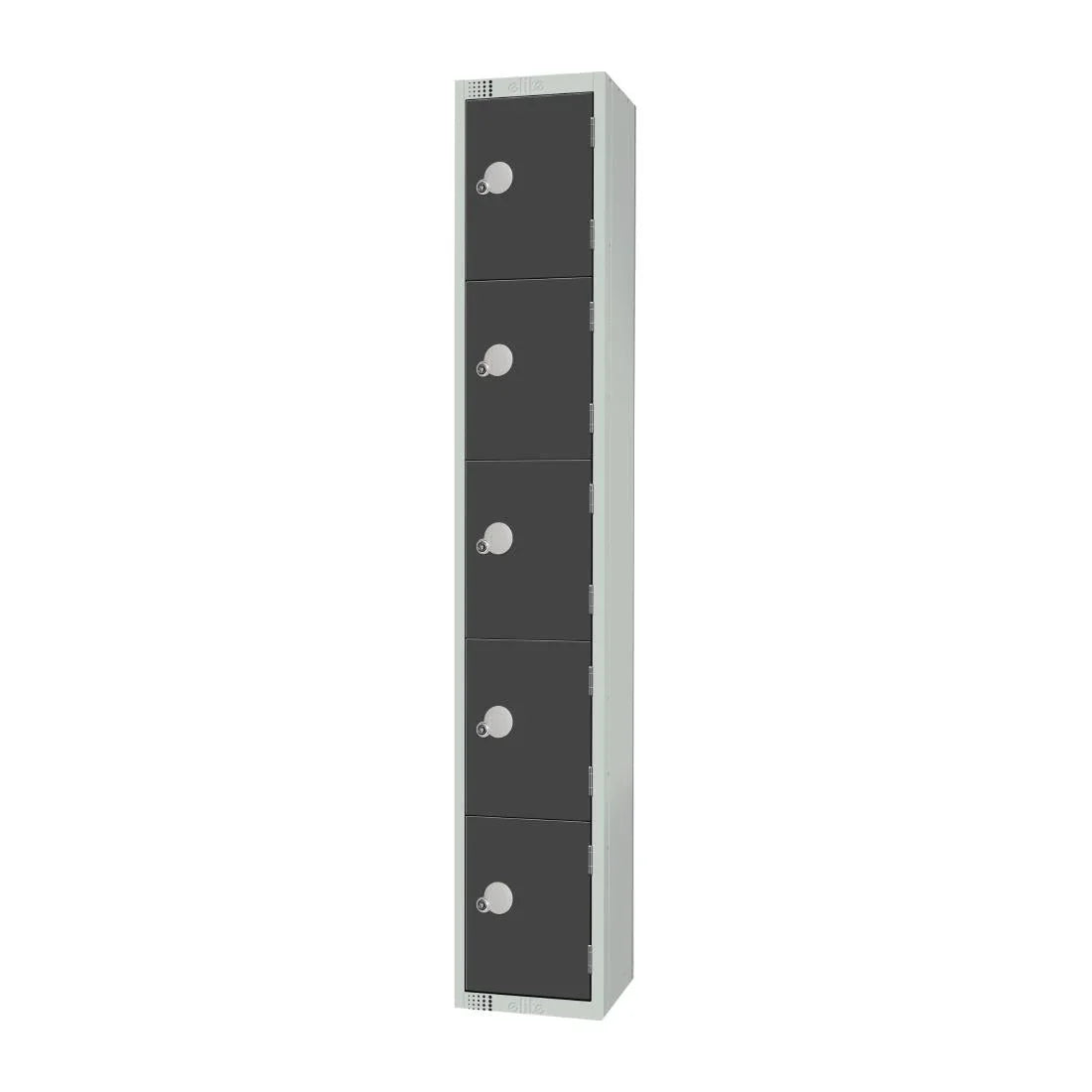 GR695-EL Elite Five Door Electronic Combination Locker Graphite Grey - JD Catering Equipment Solutions Ltd