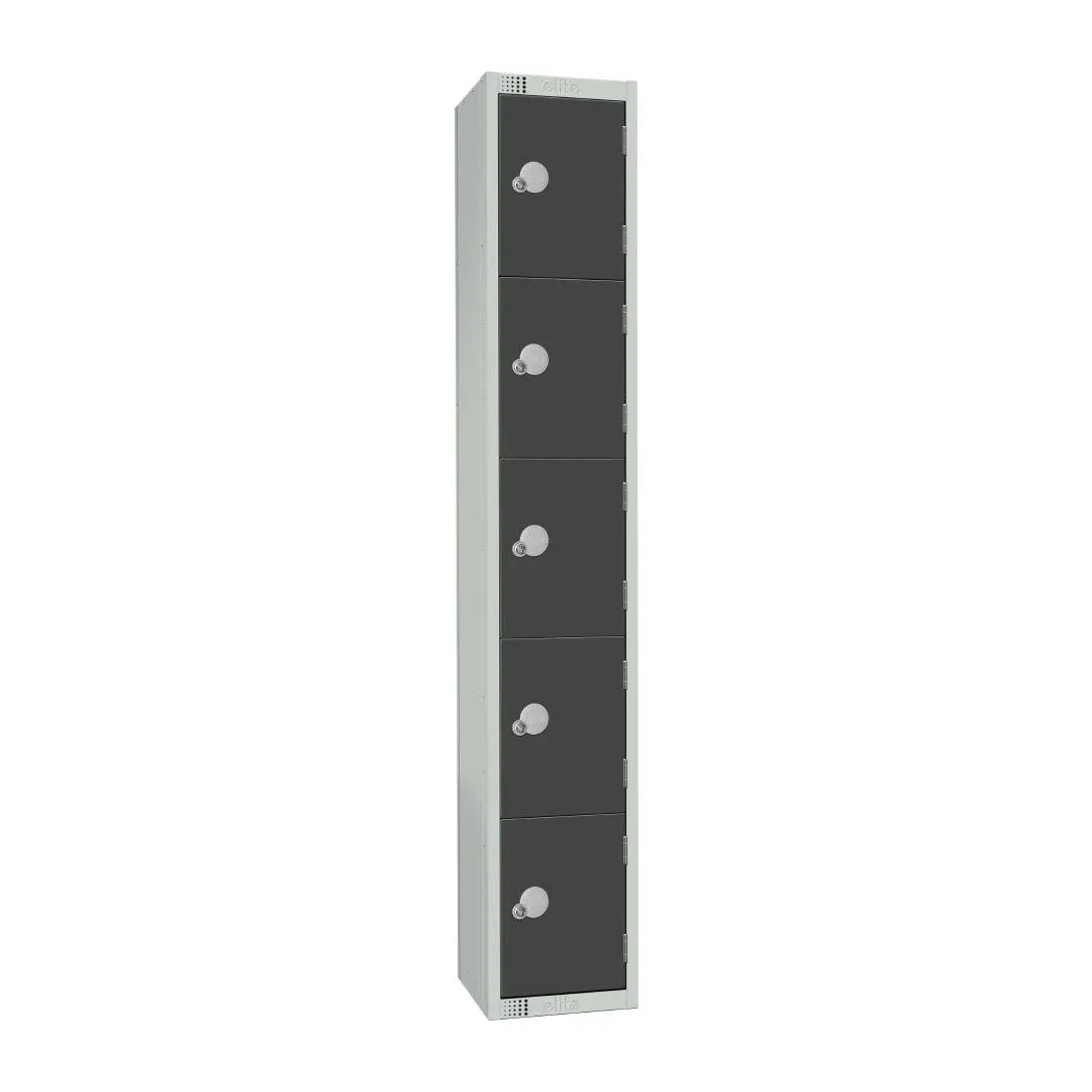 GR695-EL Elite Five Door Electronic Combination Locker Graphite Grey - JD Catering Equipment Solutions Ltd