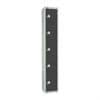 GR695-ELS Elite Five Door Electronic Combination Locker with Sloping Top Graphite Grey - JD Catering Equipment Solutions Ltd
