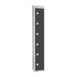 GR696-CLS Elite Six Door Manual Combination Locker Locker Graphite Grey JD Catering Equipment Solutions Ltd