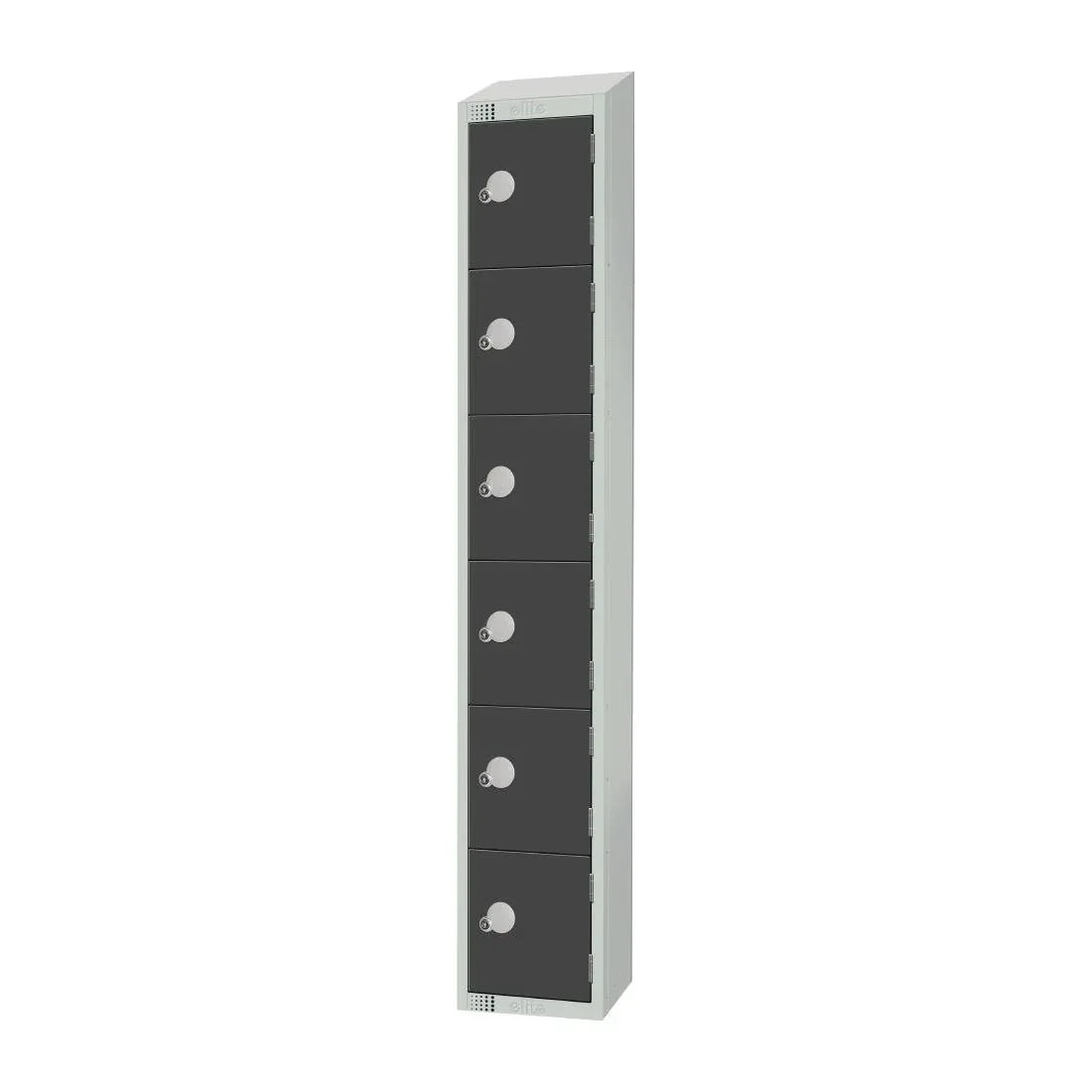GR696-EL Elite Six Door Electronic Combination Locker Graphite Grey - JD Catering Equipment Solutions Ltd