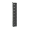 GR697-CLS Elite Eight Door Manual Combination Locker Locker Graphite Grey JD Catering Equipment Solutions Ltd