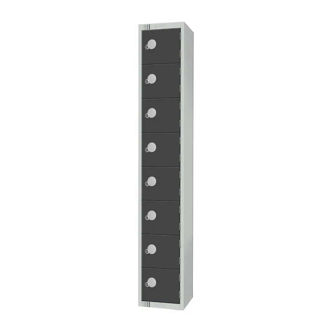 GR697-CN Elite Eight Door Coin Return Locker Graphite Grey - JD Catering Equipment Solutions Ltd