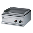 GS6/TFR - Lincat Silverlink 600 Electric Counter-top Griddle - Twin Zone - Fully-Ribbed Plate - W 600 mm - 4.0 kW F924 JD Catering Equipment Solutions Ltd