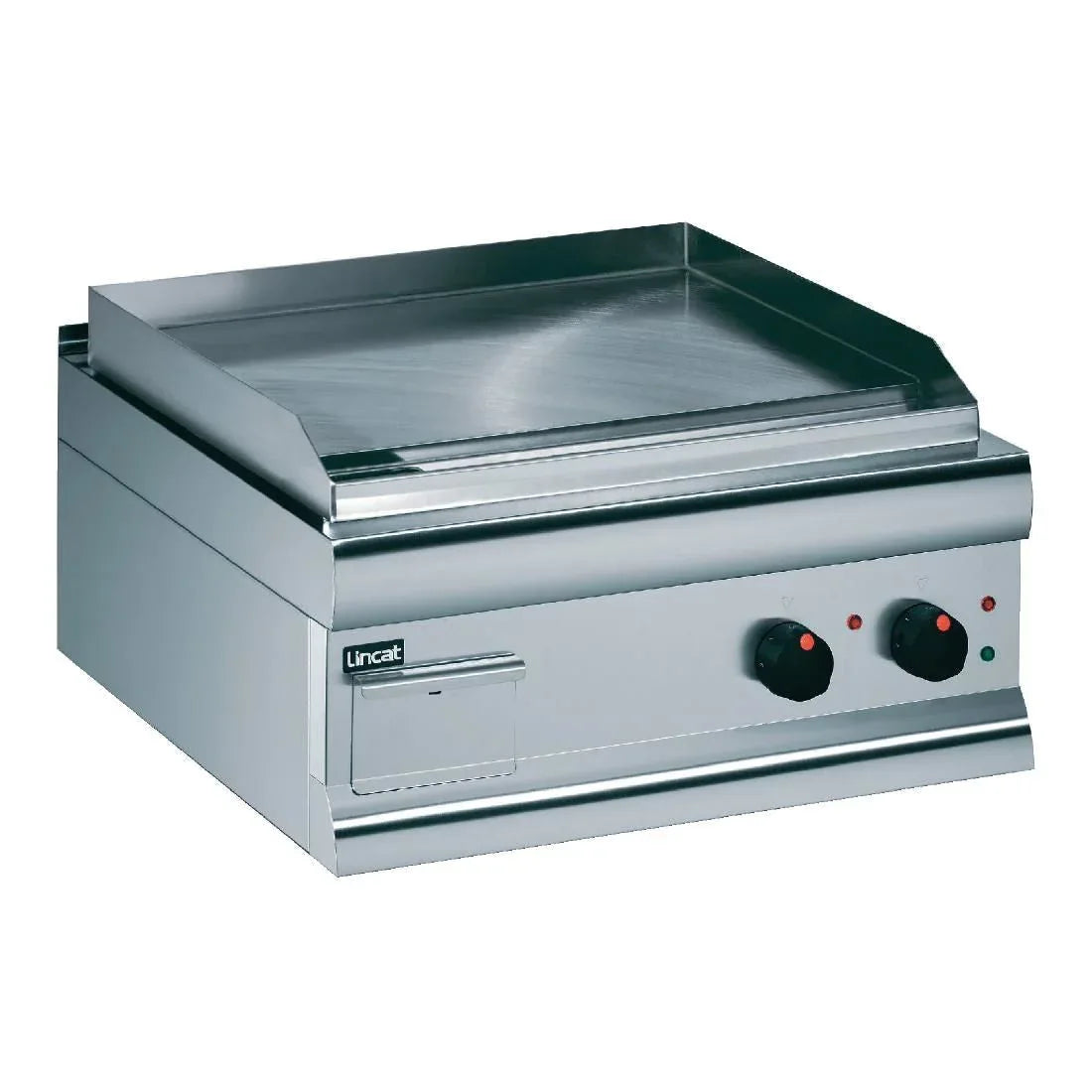 GS6C/T - Lincat Silverlink 600 Electric Counter-top Griddle - Chrome Plate - Twin Zone - W 600 mm - 4.0 kW F952 - JD Catering Equipment Solutions Ltd