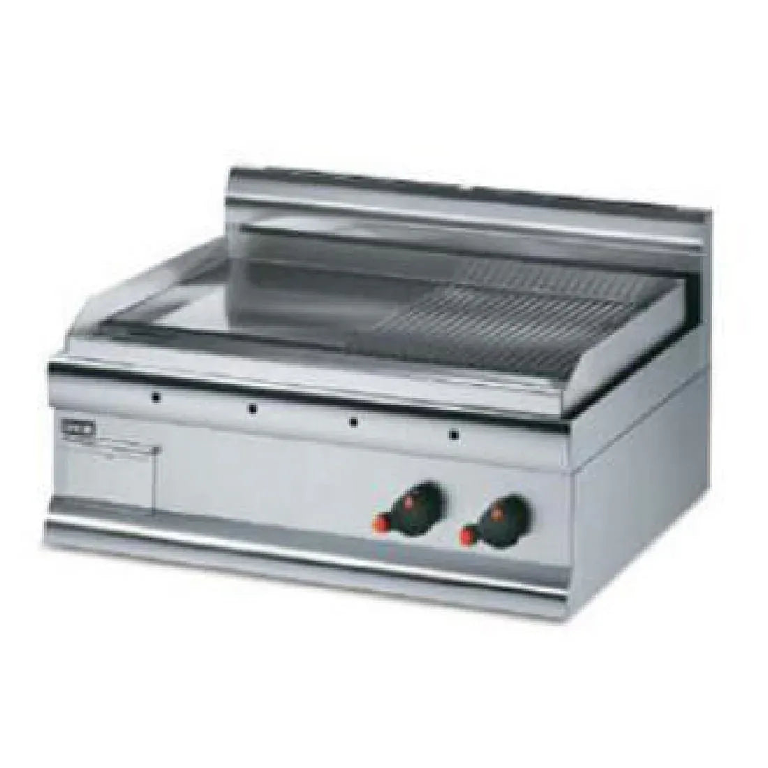 GS7/R - Lincat Silverlink 600 Electric Counter-top Griddle - Half-Ribbed Plate - W 750 mm - 6.0 kW - JD Catering Equipment Solutions Ltd