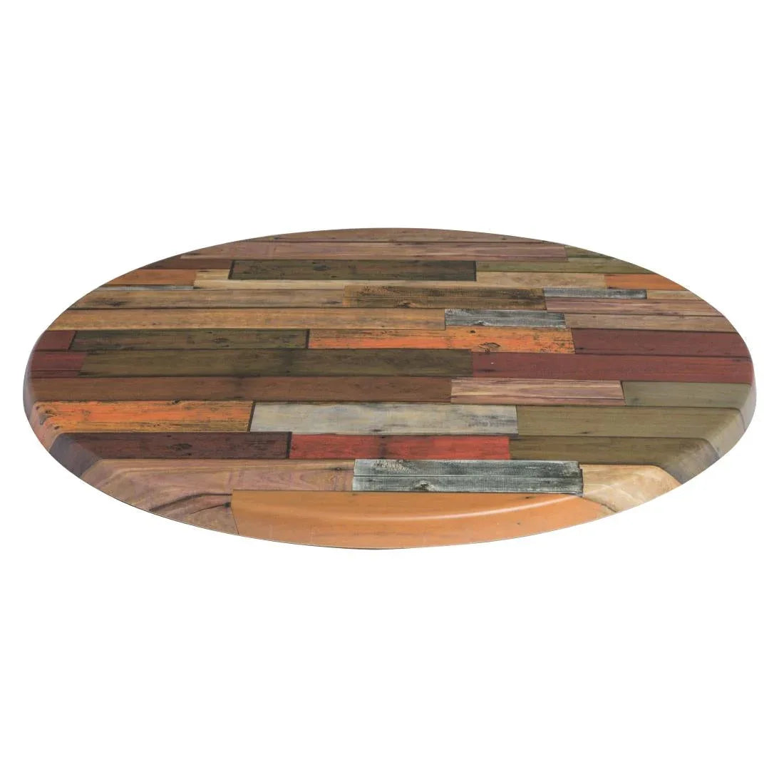 GT168 Werzalit Pre-drilled Round Table Top Blanchas Red 600mm - JD Catering Equipment Solutions Ltd