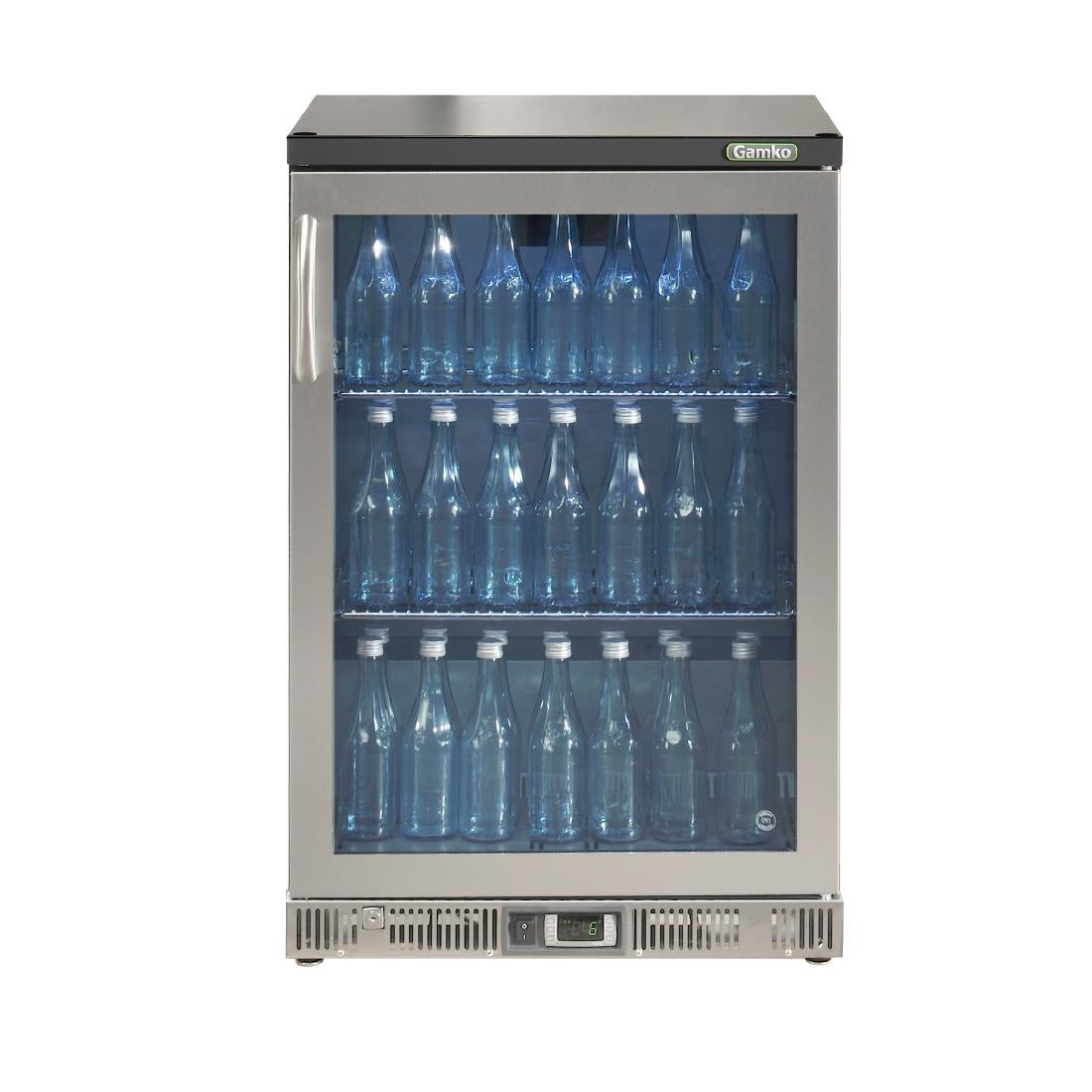 Gamko Bottle Cooler - Single Hinged Door 150 Ltr Stainless Steel JD Catering Equipment Solutions Ltd