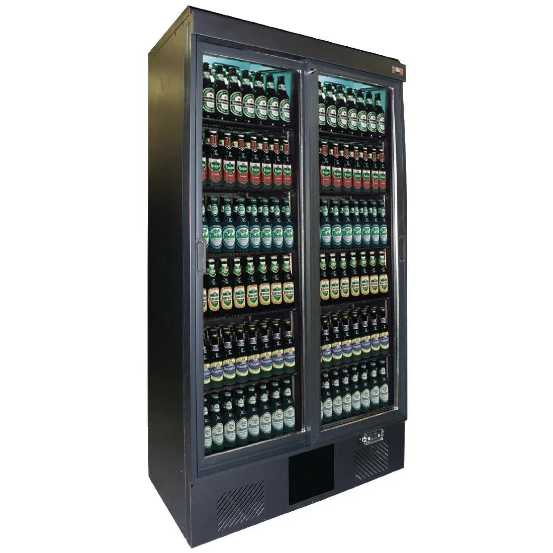 CE564 Gamko Maxiglass 2 Glass Door 500Ltr Bottle Cooler Cabinet - MG3/500SD - JD Catering Equipment Solutions Ltd